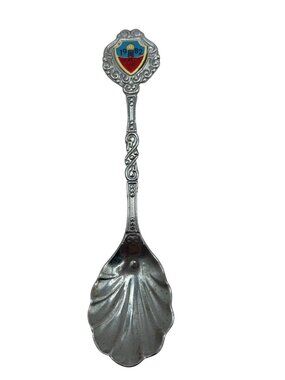 1982 Knoxville Worlds Fair Souvenir Collector Spoon Silver Tone Vintage B8